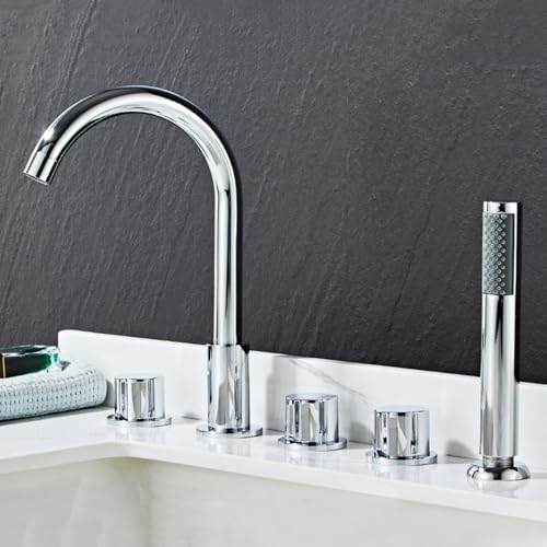Mitigeur bain bather taps 5 trous pour une baignoire familiale