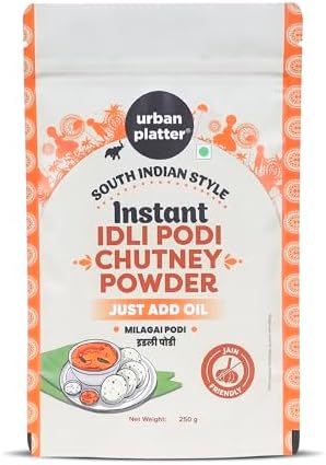 Urban Platter Idli Podi Chutney Powder | 8.82 Oz (250g) | South Indian Spice Blend with Chillies, Pulses & Curry Leaves | Spicy, Aromatic & Ready to Use | Great with Idli, Dosa, Appams & More