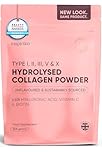 Multi Collagen Powder for Women - 10,000mg Type I, II, III, V & X Hydrolyzed Collagen Supplements for Women with Hyaluronic Acid, Vitamin C & Biotin, 30 Servings