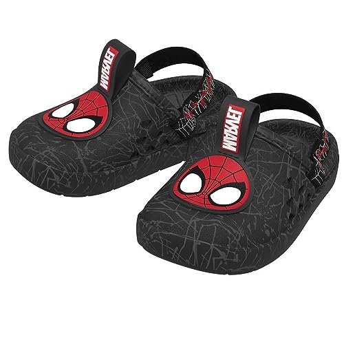 Babuch pro frio Bebê Menino Marvel Round Grendene kids Preta Cor:Preta;Tamanho:22