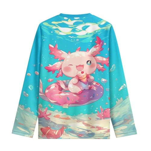 Image of Kids Long Sleeve Shirts for Girls 3-16 Year Old Cute Clothes for Teen Girls Casual Workout Tops
