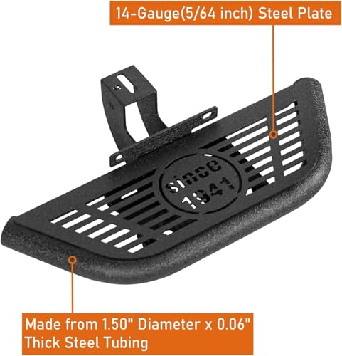 Estribos laterales Jeep Wrangler JL 2018-2026 acero 4 puertas miniatura 5