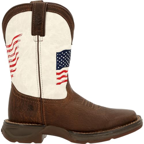 Durango Lil Little Kids Distressed Flag Western Boot