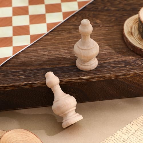 Remates de husillos de madera para reparar balaustres dañados y columnas clásicas 6