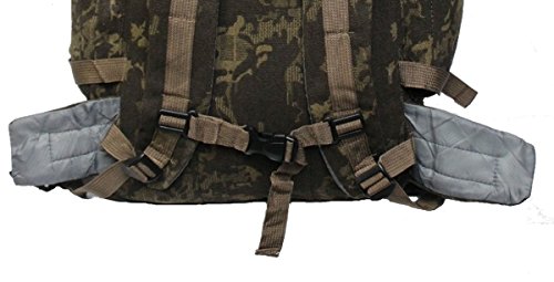 Mochila Camping Cargueira Para Trilha 60l (camuflada marrom)