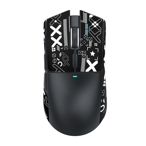 ATTACK SHARK Mouse para jogos X11 leve sem fio com base de carregamento RGB, Tri-Mode-2.4G/USB-C com