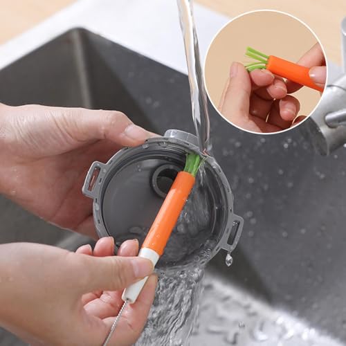 Escova para garrafas pequenas, escovas de canudo para limpeza de canudos,Sem pontos cegos, palha e d