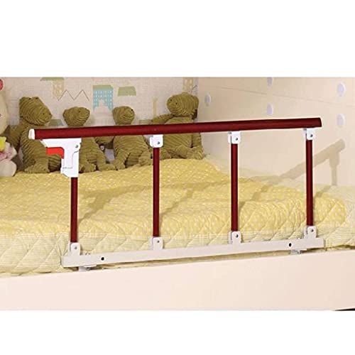Barandilla plegable para cama de 120x40 cm con agarre seguro para colchón metálico 2