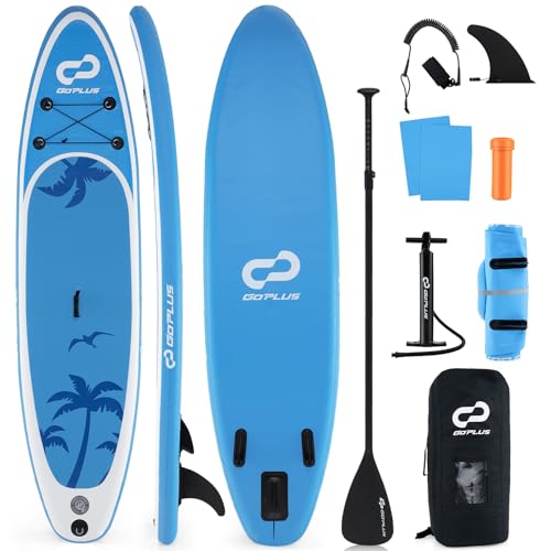Goplus Inflatable Stand Up Paddle Board, 10FT/10.5FT/11FT SU