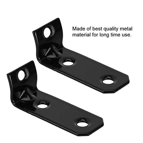 KIMISS Brackets Car Glove Box Lid Hinge Repair Kit Hinge Bracket Fix Set Hinge Repair Replacement DIY compartment cover Black for A4 B6 B7 8E 8H - Image 4