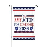 Amy Acton for Governor Flag 28"x40" Ohio 2026 Election Garden Flags Double Sided Yard Signs Decorations