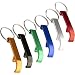 Bottle Opener Keychain - 24-Pack Heavy Duty Metal Key Chains with Beer Bottle Opener. Pocket Size Small Bar Claw Beverage Key Rings, 6 Assorted Colors