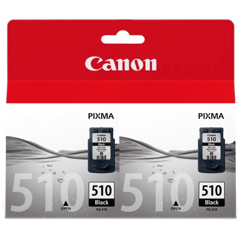 Preisvergleich Produktbild Canon 510+510, 2x Original Tintenpatrone schwarz