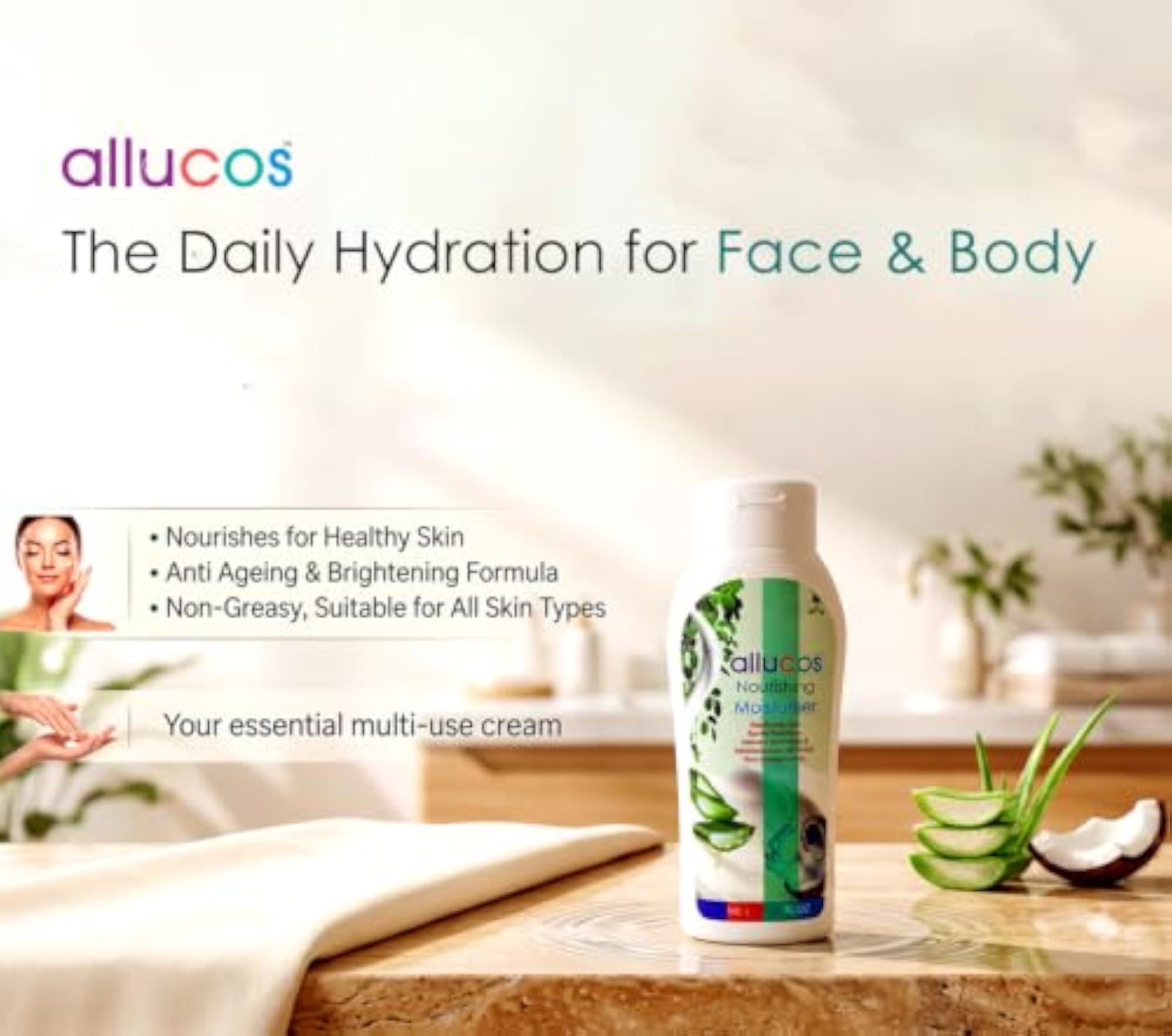 Herbal Moisturiser for Face & Body