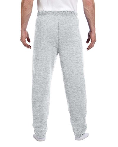Jerzees Mens 8 Oz. 50/50 Nublend Fleece Sweatpants(973)-Ash-S #TOP2