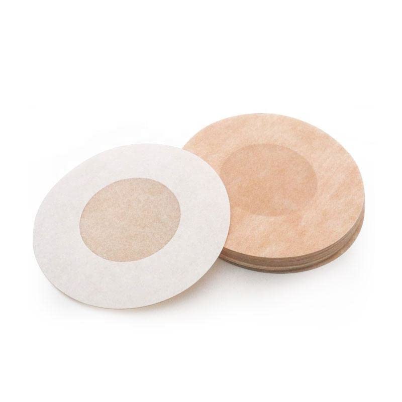 10 Pairs Nipple Covers for Women Cotton, Skin Friendly Adhesive, Disposable Invisible Nipple Stickers (Cream)-image-42