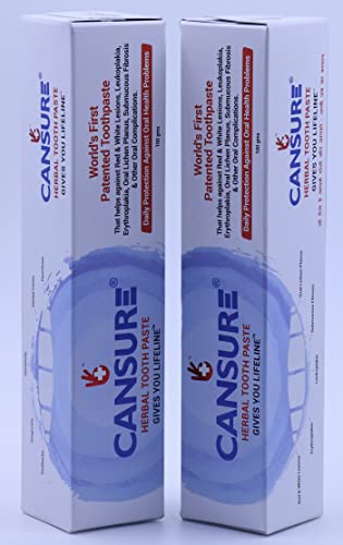See full amazon price history chart for Cansure Toothpaste (Pack of 2) The Worlds First Patented Toothpaste for Oral Pre-cancerous Conditions*| Pre-malignant Red and White Lesions | Contains Nano Partical-based Patented Molecules with a better absorption rate | Nothing worked yet? Try Cans Cansure Toothpaste (Pack of 2) The Worlds First Patented Toothpaste for Oral Pre-cancerous Conditions*| Pre-malignant Red and White Lesions | Contains Nano Partical-based Patented Molecules with a better absorption rate | Nothing worked yet? Try Cans (B0D2LDLGGL) Amazon Price History, Amazon Price Tracker