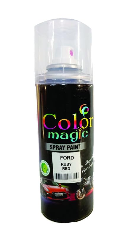 COLORMAGIC RUBY RED SPRAY PAINT,COMPATIBLE FOR FORD CAR FREE STYLE