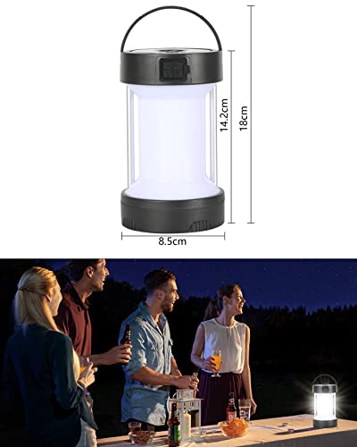 Lampada Solare Campeggio Ricaricabile Lanterna LED...