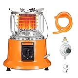 Estufa Gas Portatil, Calefactor Bajo Consumo para Gas Licuado Gas Natural con asa Fácil de Mover, Multifunción Radiador Calefacción de Gas para Calefacción en invierno y Cocinando (Tamaño : LPG)