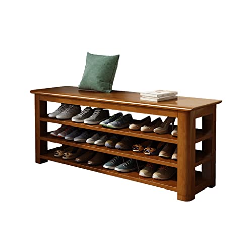 Étagère à chaussures et tabouret à langer multicouche pour entrée étroite - 8