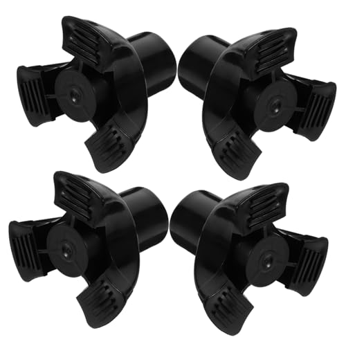 IWOWHERO Replacement Feet for Walking Sticks 4pcs Crutch Foot Pads Anti- for Hiking Poles