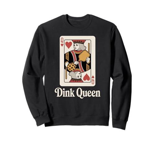 Dink Queen - Gráfico Retro de Pickleball Sudadera