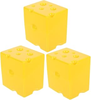 VICASKY 3pcs Flip Cover Cheese Slice Storage Boxes Airtight Stackable Food Containers for Refrigerator Butter and Ham Fresh-keeping Kitchen Organizer