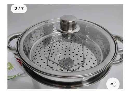 Espagueteira Cuori Itália E Cozedor De Legumes Inox 7litros
