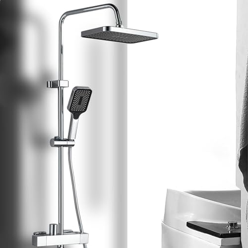 Ensemble de robinet de douche mural pour une salle de bain moderne