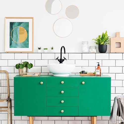Image of Dark Green Solid Matt Peel and Stick Wallpaper Contact Paper Wallpaper Modern Self Adhesive Wallpaper Decorative Removable 12 x 48 Inch