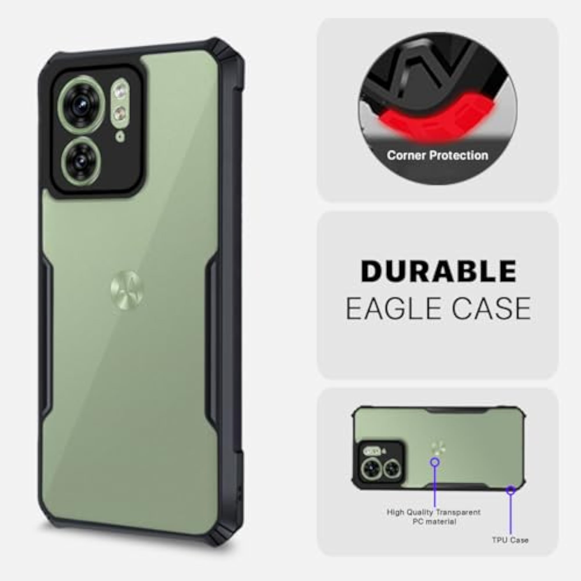 Ultra Hybrid Back Cover for Moto Edge 40