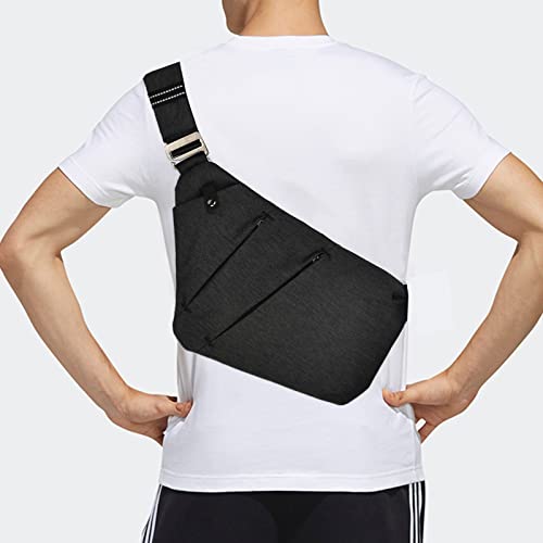BROADREAM Anti Theft Crossbody Bag for Men Women - Slim Sling Bag Crossbody Shoulder Bag for Travel Hiking Sport Casual2