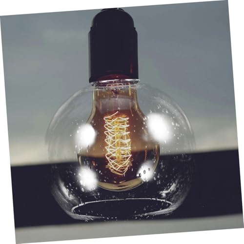 Image of Cabilock Double Hole Globe Glass Lamp Shade Pendant Light Cover Stylish Replacement for Home and Farmhouse Decor Easy Bulb Change