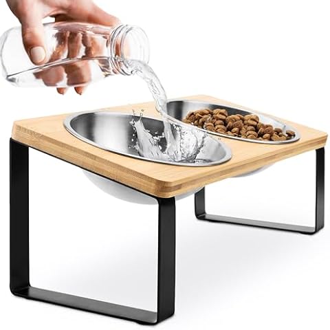 WinTruffles Raised Cat Bowls Cover