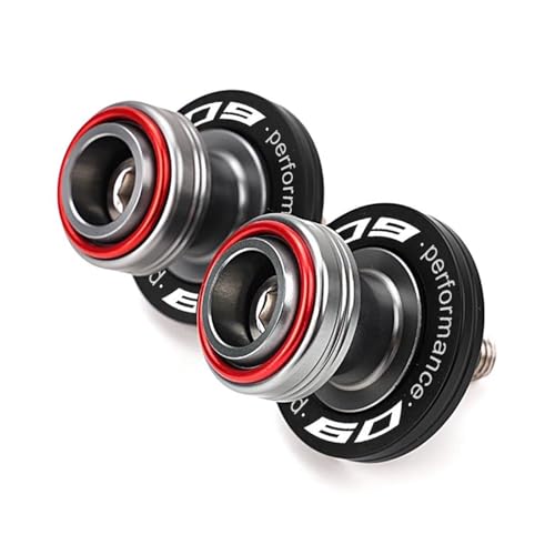 Diabolos moto 6mm rouges pour bras oscillant Yamaha MT09 et MT03