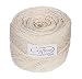 Macrame Cord 2mm X 210m(About 230 yd) Natural Virgin Cotton Handmade Decorations Perfect for Making Macramé Bracelet Keychains Jewelry Crocheting Bohemia Dream Catcher DIY Crafts - Soft Cotton Twine