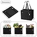 BagGroup Reusable Grocery Bags or Shopping Bags, 4 Pack - Durable and Foldable Large Tote Bags for Groceries - Reinforced Bottom & Handles
