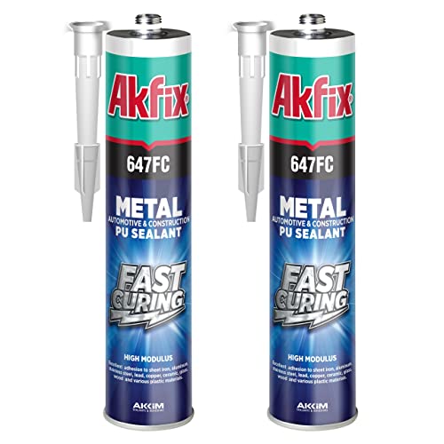 Akfix 647FC RV Roof Sealant – White, Non-Sag, Low Odor, Poly...