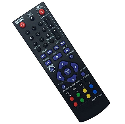 ALLIMITY Zastępujący pilot AKB73615801 do LG Blu-ray DVD BP220 BP125 BP325 BP325N BP120 BP120N BP120P BP320 BP200 BP325W BP220N BP320N