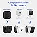 Aiopoaop 3 Pack Blink Camera Wall Mount Bracket, [2 Mounting Options] Adhesive or Drill for Blink Mini/Mini 2/ Blink Outdoor 4/ Blink Indoor Cameras/Ring Indoor Cam(1st/2nd Gen), Cam Wall Mount- Black