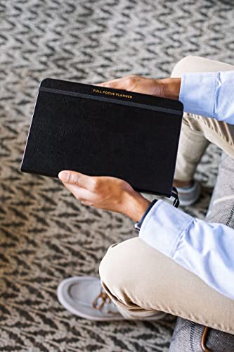 Full Focus Black Leather Planner By Michael Hyatt - The #1 Daily Planner To Set Annual Goals, Increase Focus, Eliminate Overwhelm, And Achieve Your Biggest Goals - Hardcover #TOP4