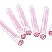 20 pcs Disposable Mascara Brush Lash Wand In a tube Make up tool for eyelash extension supplies (20Pcs) (20, circle pink)