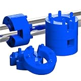 8er Set 16mm Federwegsbegrenzer Blue Line mit 6-Fach Positionierung Federwegbegrenzer