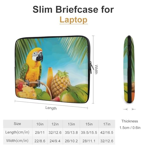 Funda para Laptop 12 pulgadas con diseño tropical miniatura 2