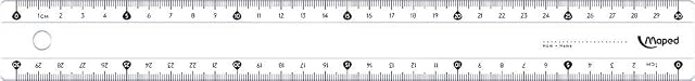 Maped M146119 - linijka 30 cm, Essentials 146, z etui ochronnym, 1 sztuka