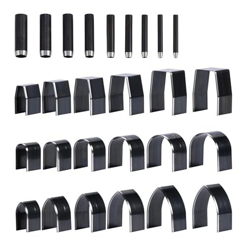 27-Piece Leather Punch Set with EVA Case