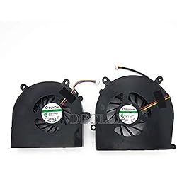 Ventilador Clever DBTLAP CPU + GPU Ventilador Compatibles para Clevo Sager NP8150 NP8130 NP8170 NP9150 P150EM P150HM P170HM P170EM P150SM P170SM 6-23-AX510-012 6-31-X720S-101 BS6005HS-U0D&BS6005MS-U94