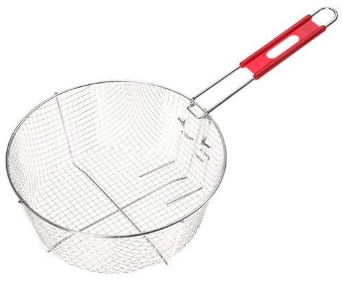 Image of Lodge Silver Nickel-Plated Deep Fry Basket, 10.25 Inches