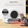 Cecotec Arenero Gatos Automático Pumba 8500 CleanKitty Smart. Triple Sistema de Desodorización, Control por WiFi y Pantalla, Silencioso y Seguro con Sensor de Infrarrojos, Cubo Interior 65L #5